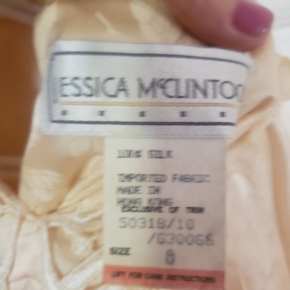 Silk Formal Dress  Size 8 - Picture 4 of 4